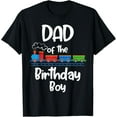 thumbnail image 1 of Exquisite and comfortable-Dad Of The Birthday Boy Train Toys Theme T-Shirt, 1 of 4