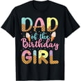 thumbnail image 1 of Exquisite and comfortable-Dad Of The Birthday Girl Ice Cream Party Matching Family T-Shirt, 1 of 4