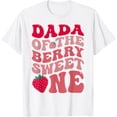 thumbnail image 1 of Exquisite and comfortable-Dada Of The Berry Sweet One Strawberry First Birthday T-Shirt, 1 of 4
