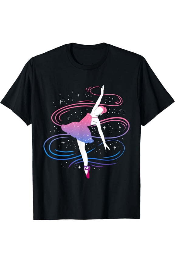 Exquisite and comfortable-Dancing Ballerina Pose Pink Tutu Ballet Lover T-Shirt