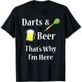 thumbnail image 1 of Exquisite and comfortable-Darts Beer Funny T-Shirt for Dart Player T-Shirt, 1 of 4