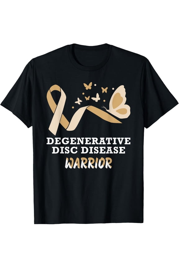 Exquisite and comfortable-Degenerative Disc Disease DDD Awareness Butterfly Support T-Shirt