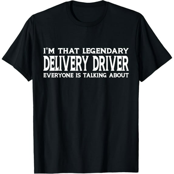 Exquisite and comfortable-Delivery Driver Job Title Employee Funny Delivery Driver T-Shirt