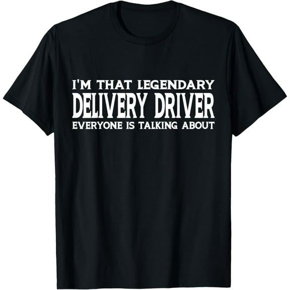 Exquisite and comfortable-Delivery Driver Job Title Employee Funny Delivery Driver T-Shirt