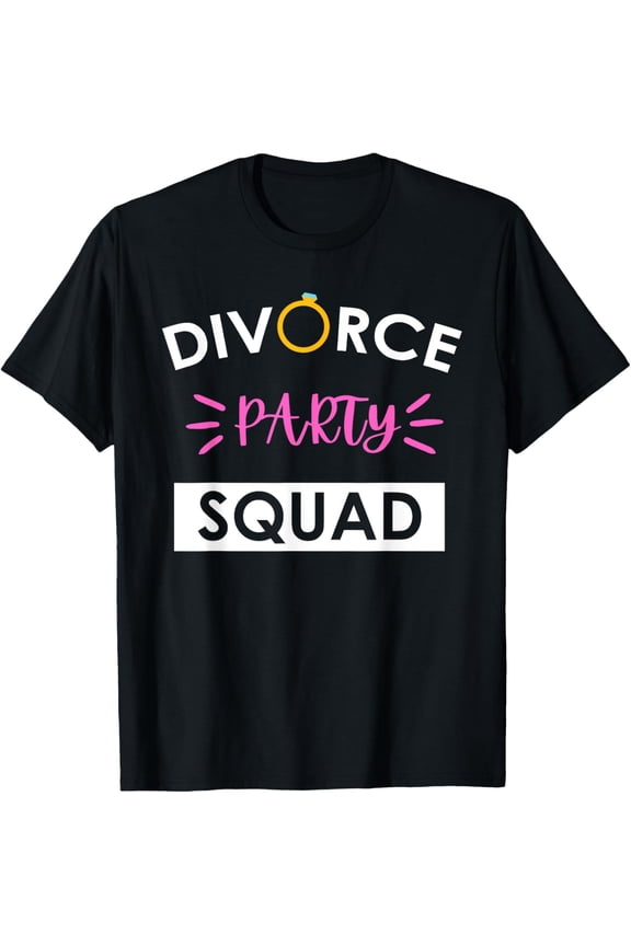 Exquisite and comfortable-Divorce Party Squad Celebration Newly Divorced Husband T-Shirt