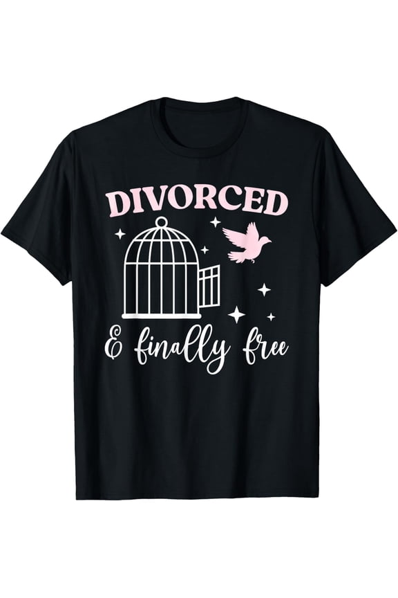 Exquisite and comfortable-Divorced & Finally Free Divorce Divorcing Divorcee T-Shirt
