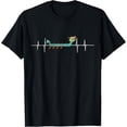 thumbnail image 1 of Exquisite and comfortable-Dragon Boat Racing Paddle EKG Heartbeat Gift T-Shirt, 1 of 4