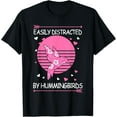 thumbnail image 1 of Exquisite and comfortable-Easily Distracted By Hummingbirds Funny Hummingbird T-Shirt, 1 of 4