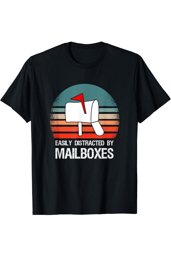 Exquisite and comfortable-Easily Distracted by Mailboxes - Postal Worker T-Shirt