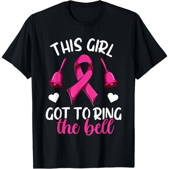 Exquisite and comfortable-End Of Chemo Bell Shirt Women Girls, Breast Cancer Survivor T-Shirt