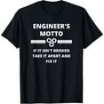 thumbnail image 1 of Exquisite and comfortable-Engineer's Motto - Funny Engineering T-Shirt, 1 of 4