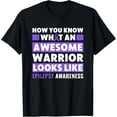 thumbnail image 1 of Exquisite and comfortable-Epilepsy Warrior Epilepsy Awareness T-Shirt, 1 of 4