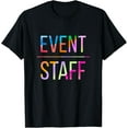 thumbnail image 1 of Exquisite and comfortable-Event Staff - Front Design - Color Events Uniform Party T-Shirt, 1 of 4