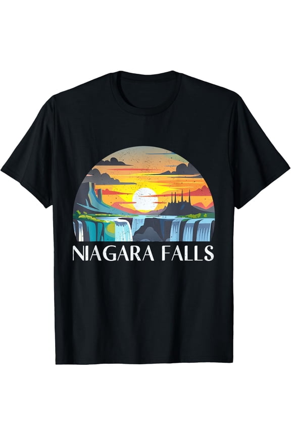 Exquisite and comfortable-Exploring Niagara Falls Waterfall Night Nature Lover T-Shirt