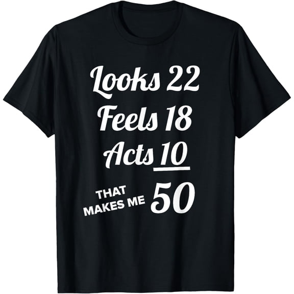 Exquisite and comfortable-FIFTY YEARS OLD Birthday Present for 50 Year old T-Shirt
