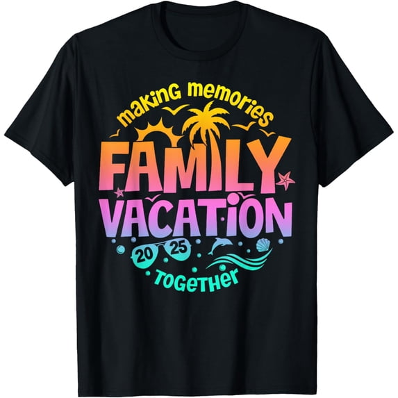Exquisite and comfortable-Family Vacation 2025 Beach Matching Family Summer Vacation T-Shirt