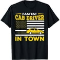 thumbnail image 1 of Exquisite and comfortable-Fastest Cab Driver Expert Taxi Driving Lover Quotes Graphic T-Shirt, 1 of 4