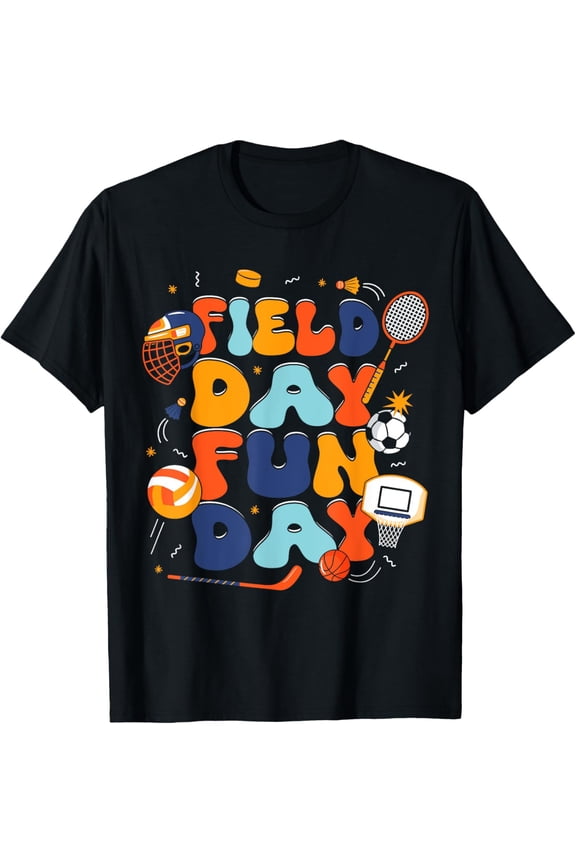 Exquisite and comfortable-Field Day School Apparel Teacher Students T-Shirt
