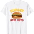 thumbnail image 1 of Exquisite and comfortable-Foodie hamburger lovers save lives T-Shirt, 1 of 4