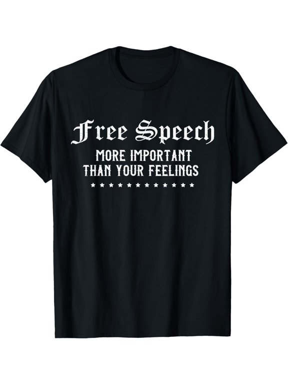 Exquisite and comfortable-Freedom of Speech Design | 1st Amendment For Free Thinkers T-Shirt