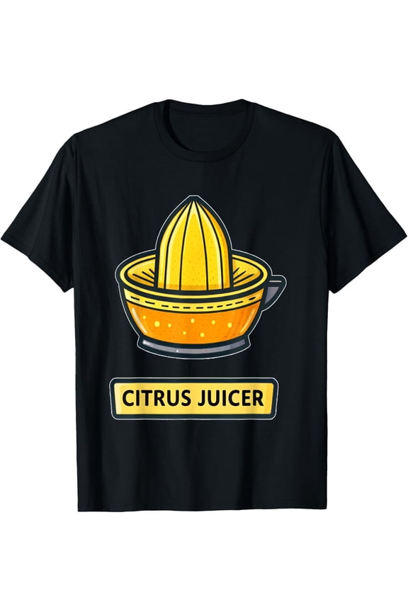 Exquisite and comfortable-Fresh Citrus Juicer Icon Design T-Shirt
