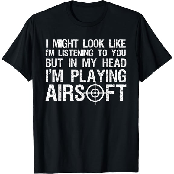 Exquisite and comfortable-Funny Airsoft Art Men Kids Airsoft Lover Gun Shooting Sports T-Shirt