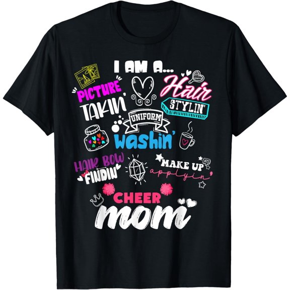 Exquisite and comfortable-Funny Cheerleading Mom For Cheer Moms Cheer Squad Cheer Mom T-Shirt