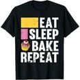 thumbnail image 1 of Exquisite and comfortable-Funny Cupcake Design For Men Women Baking Bake Cookie Baker T-Shirt, 1 of 4