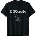 thumbnail image 1 of Exquisite and comfortable-Funny Distressed I Rock Rocking Chair T-Shirt, 1 of 4