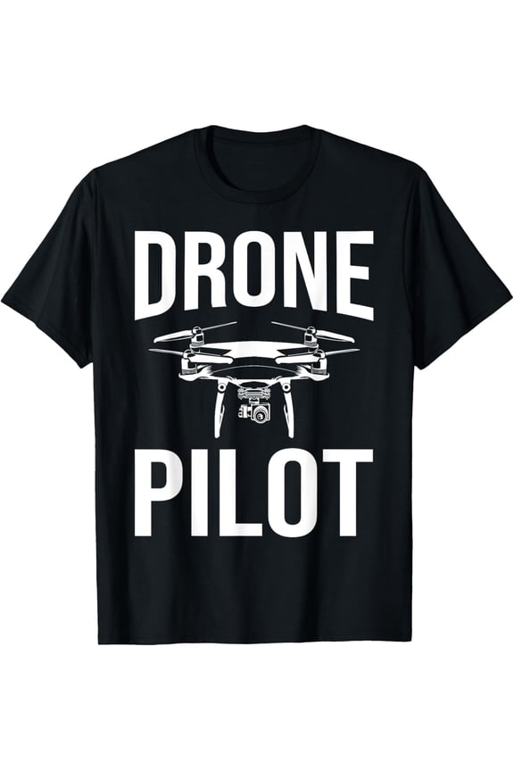 Exquisite and comfortable-Funny Drone Pilot Design Men Women Drone Operator RC Flight T-Shirt