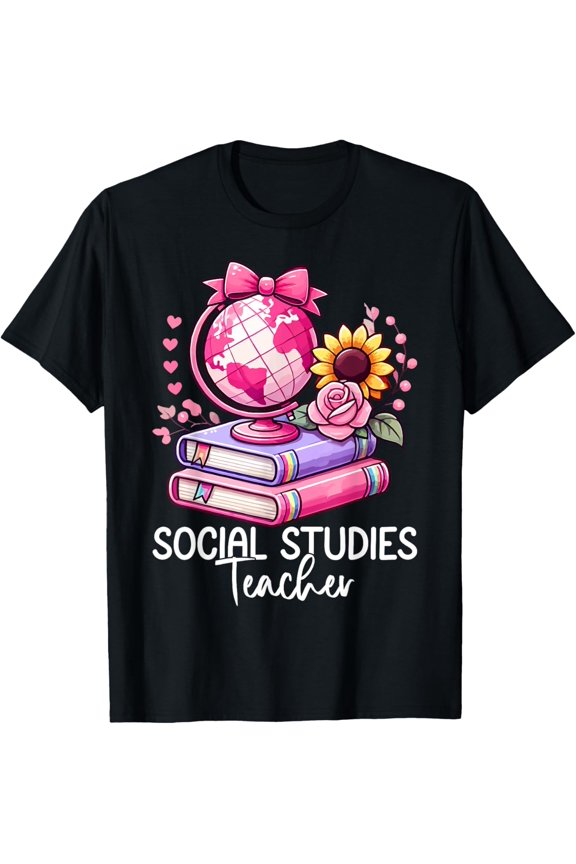 Exquisite and comfortable-Social Studies History Teacher Earth Globe Back To School T-Shirt