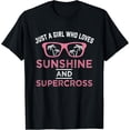 thumbnail image 1 of Exquisite and comfortable-Funny Just A Girl Who Loves Sunshine And Supercross women T-Shirt, 1 of 4