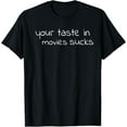 thumbnail image 1 of Exquisite and comfortable-Funny Movie Lover Gifts Film Critic Hipster Cinephile Cinema T-Shirt, 1 of 4