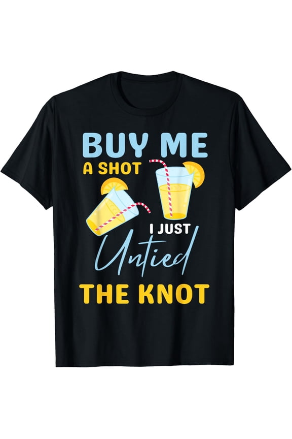 Exquisite and comfortable-Funny Newly Divorce Art For Men Women Divorcee Divorce Party T-Shirt