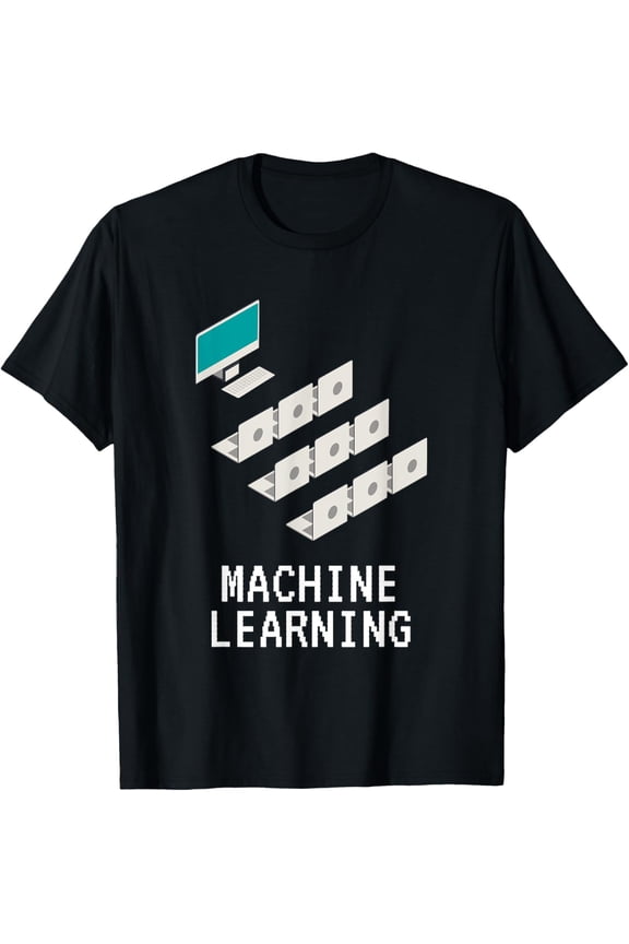 Exquisite and comfortable-Funny Notebooks Looking At PC Machine Learning AI Joke T-Shirt