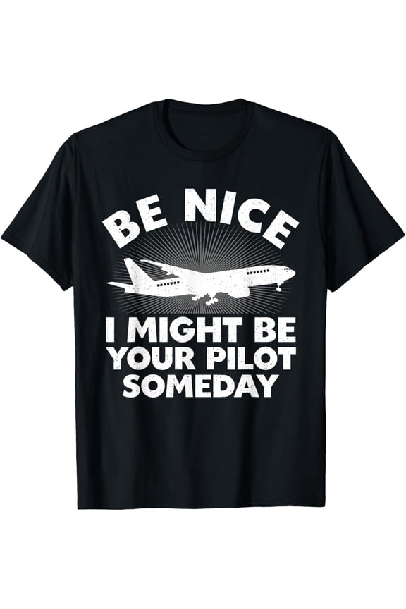 Exquisite and comfortable-Funny Pilot Design For Men Women Aviation Airplane Pilot T-Shirt