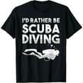 thumbnail image 1 of Exquisite and comfortable-Funny Scuba Diving Art For Men Women Scuba Dive Scuba Diver T-Shirt, 1 of 7