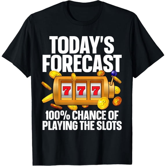 Exquisite and comfortable-Funny Slot Machine Design For Men Women Casino Slot Machine T-Shirt