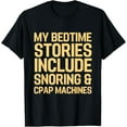thumbnail image 1 of Exquisite and comfortable-Funny Snoring CPAP Obstructive Sleep Apnea Awareness T-Shirt, 1 of 4