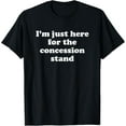 thumbnail image 1 of Exquisite and comfortable-Funny Softball or Baseball Sports Concession Stand Snacks T-Shirt, 1 of 4