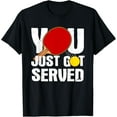 thumbnail image 1 of Exquisite and comfortable-Funny Table Tennis Design For Men Women Ping Pong Players T-Shirt, 1 of 4