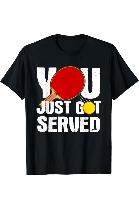 Exquisite and comfortable-Funny Table Tennis Design For Men Women Ping Pong Players T-Shirt