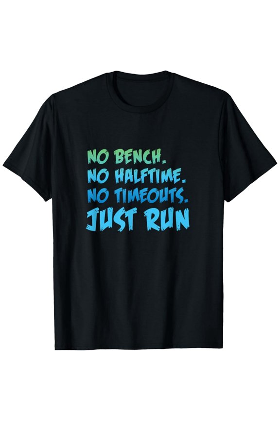 Exquisite and comfortable-Funny XC Cross Country Running Gift No Bench No Halftime Short Sleeve T-Shirt