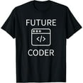 thumbnail image 1 of Exquisite and comfortable-Future Coder Shirt Funny Boy Girl Teen Student Coding Gift T-Shirt, 1 of 4