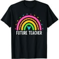 thumbnail image 1 of Exquisite and comfortable-Future Teacher Kids Youth Girls Rainbow Pre-k Kindergarten T-Shirt, 1 of 4
