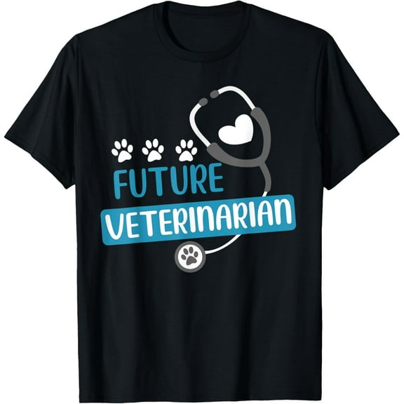 Exquisite and comfortable-Future Veterinarian Gift Vet Costume Kit Men Women Kids Vet T-Shirt