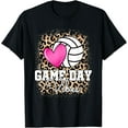 thumbnail image 1 of Exquisite and comfortable-Game Day Volleyball Leopard Print Women Girls Volleyball T-Shirt, 1 of 4