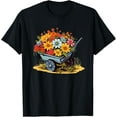 thumbnail image 1 of Exquisite and comfortable-Garden Cart with Flowers for Spring Season and Wheelbarrow T-Shirt, 1 of 4