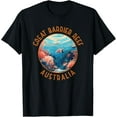 thumbnail image 1 of Exquisite and comfortable-Great Barrier Reef Australia Distressed Circle T-Shirt, 1 of 4