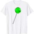 thumbnail image 1 of Exquisite and comfortable-Green Apple Lollipop T-Shirt, 1 of 4
